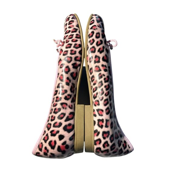 Rachel Shoes big Girls Size 3 Leopard Print Ballet Flats shoes - Picture 6 of 8